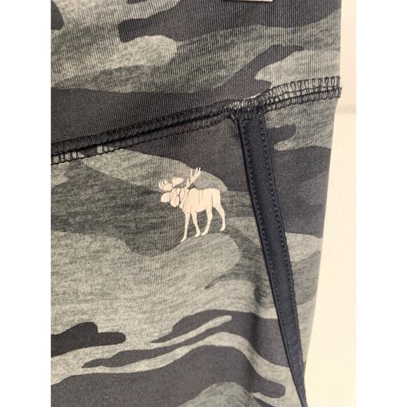 Abercrombie Kids Camouflage Leggings Size 15/16 Gray & Black Polyester/Elastane - Picture 4 of 7